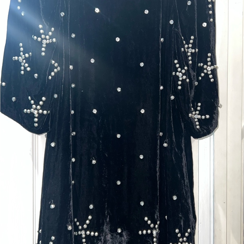 Double D Ranch Black Velvet Dress